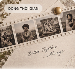 Dải phim ảnh kỷ niệm cho mẫu Our Timeline